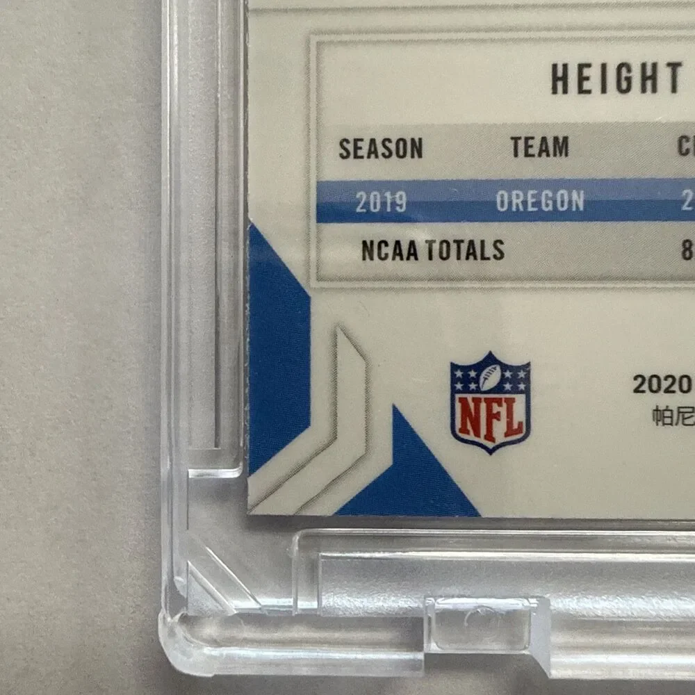 2020 Panini Phoenix JUSTIN HERBERT Chargers Fire Burst #103 Rookie RC